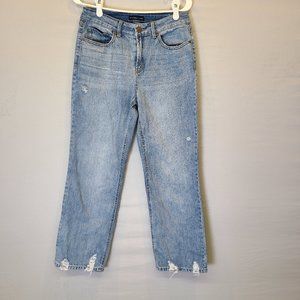 Sincerely Jules High Rise Kick Straight Jeans Womens 7  28